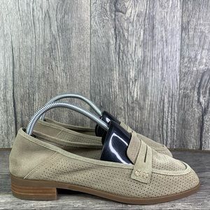 Lucky Brand Caylon Suede Perforated Loafers